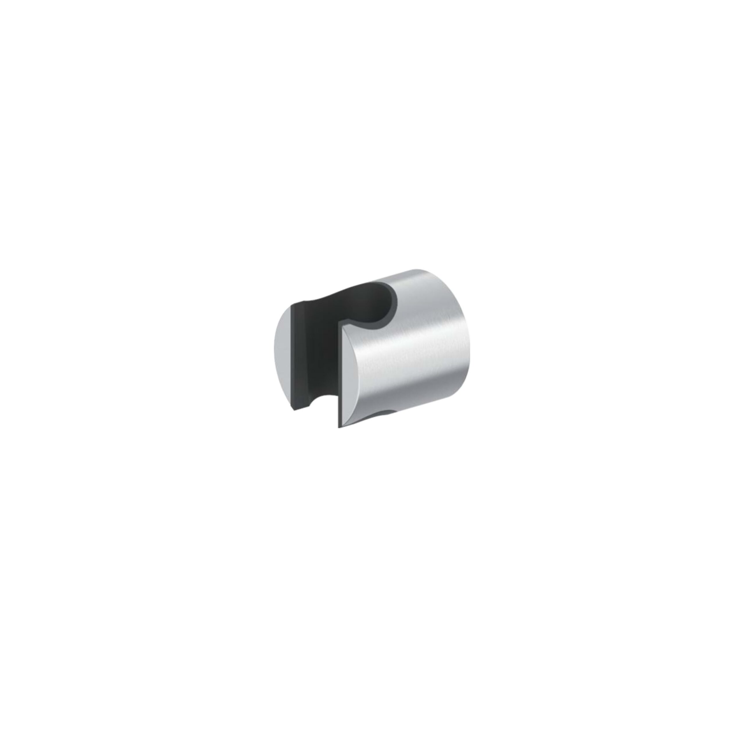Attacco muro doccino en acero inox 316L satinado resistente a corrosión marina - Imagen 2