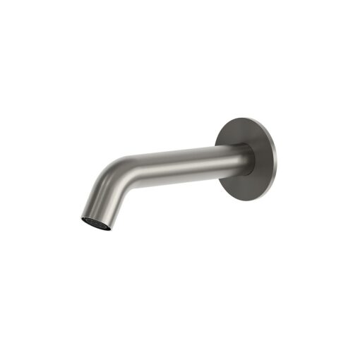 Beccuccio de pared para lavabo en acero inoxidable color canón de rifle