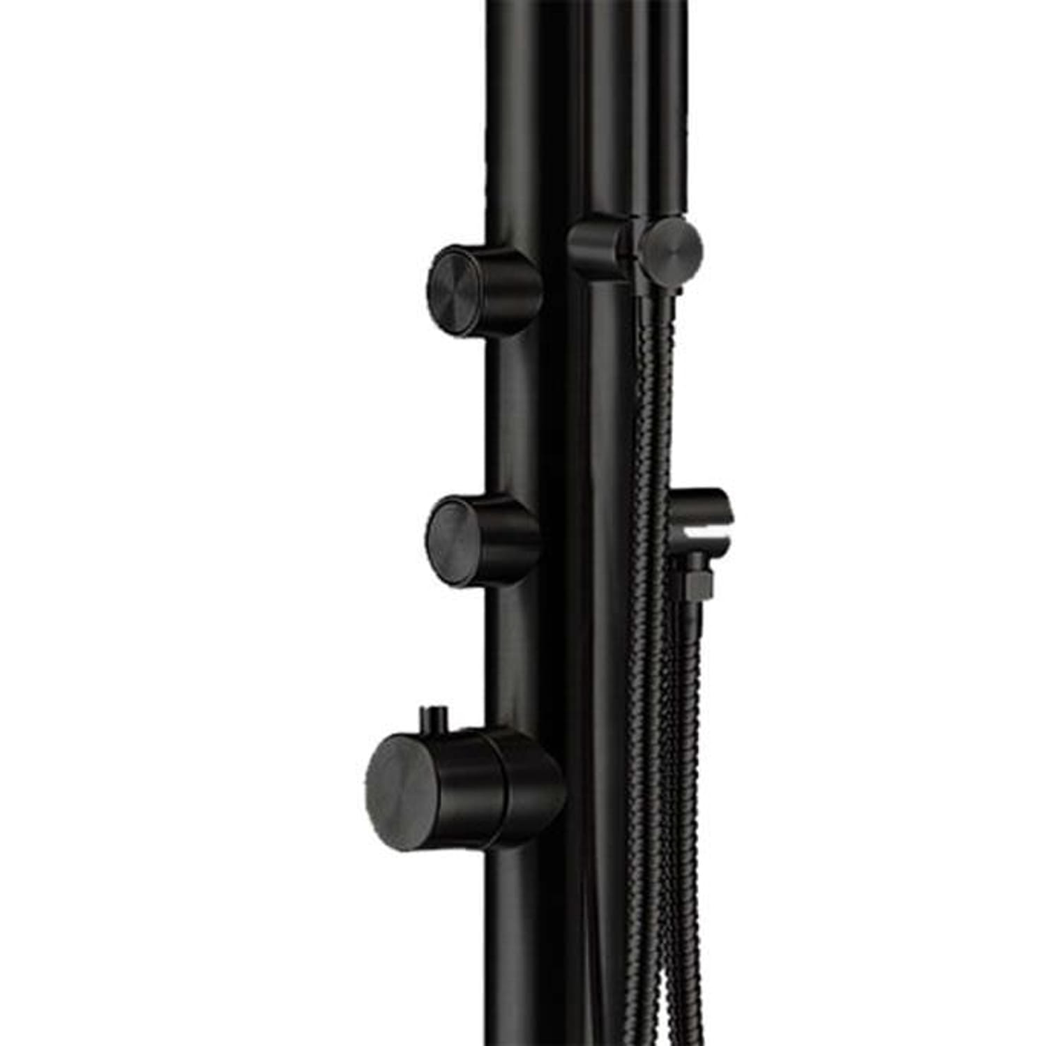Ducha De Piscina Acero Inoxidable Negro 136l Budoni Nera Sined - Imagen 3