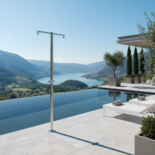 316l Acero Inoxidable Ducha Sined Doble Cabezal De Ducha