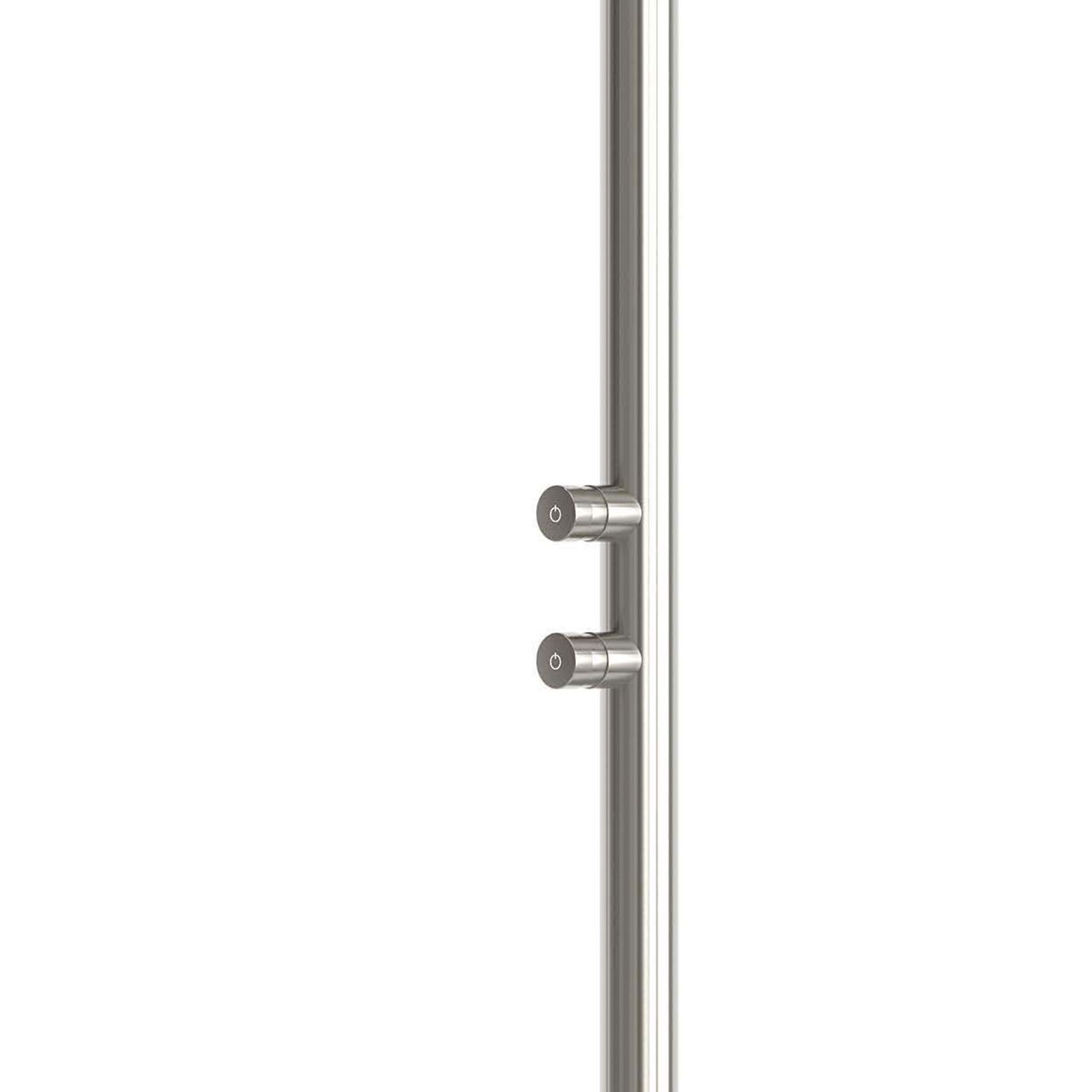 Ducha de Acero Inox 316L Satinado Doble Botón y Temporizada para Exterior - Imagen 3