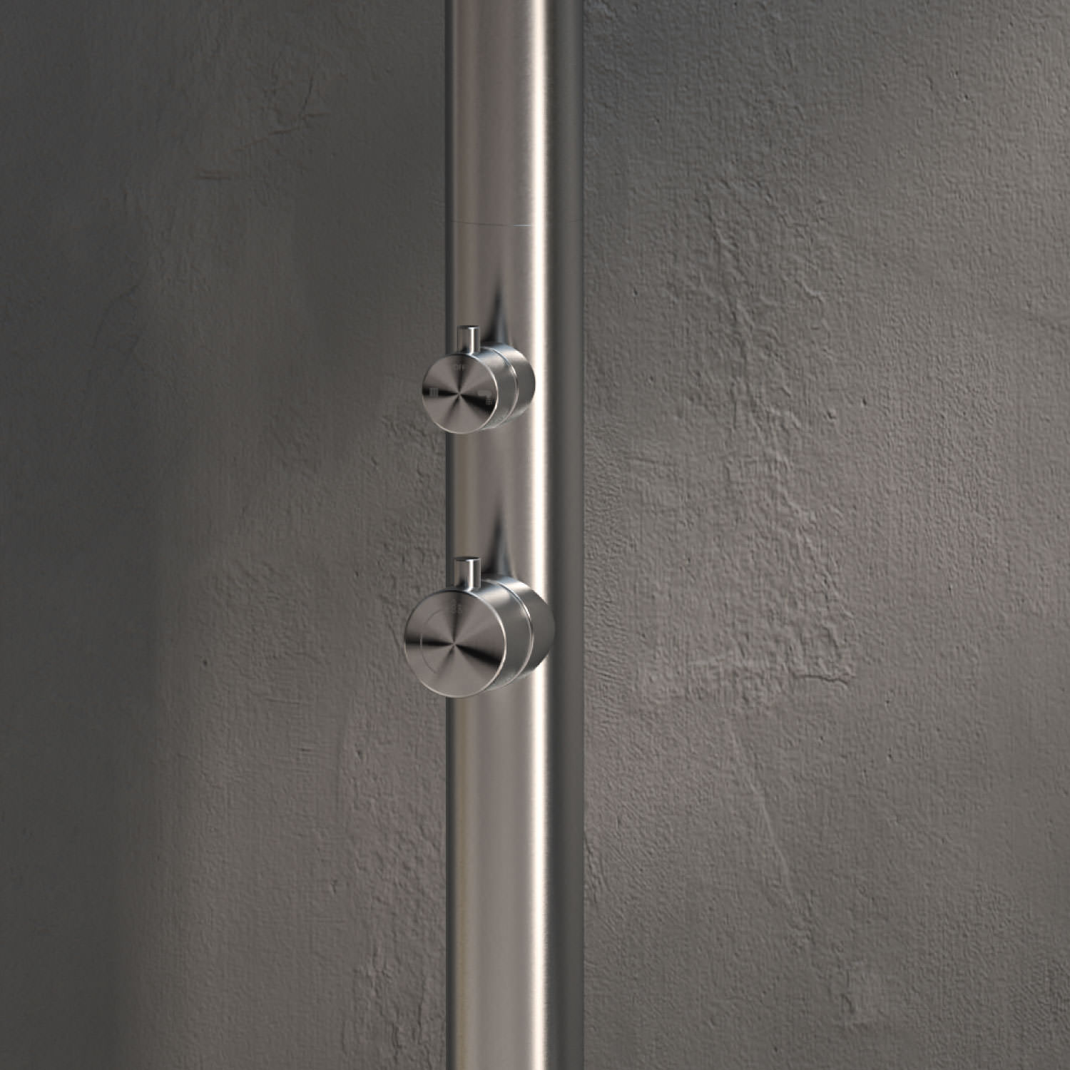 Ducha de exterior Sined Olbia Inox 316L Agua Caliente y Fría - Imagen 3