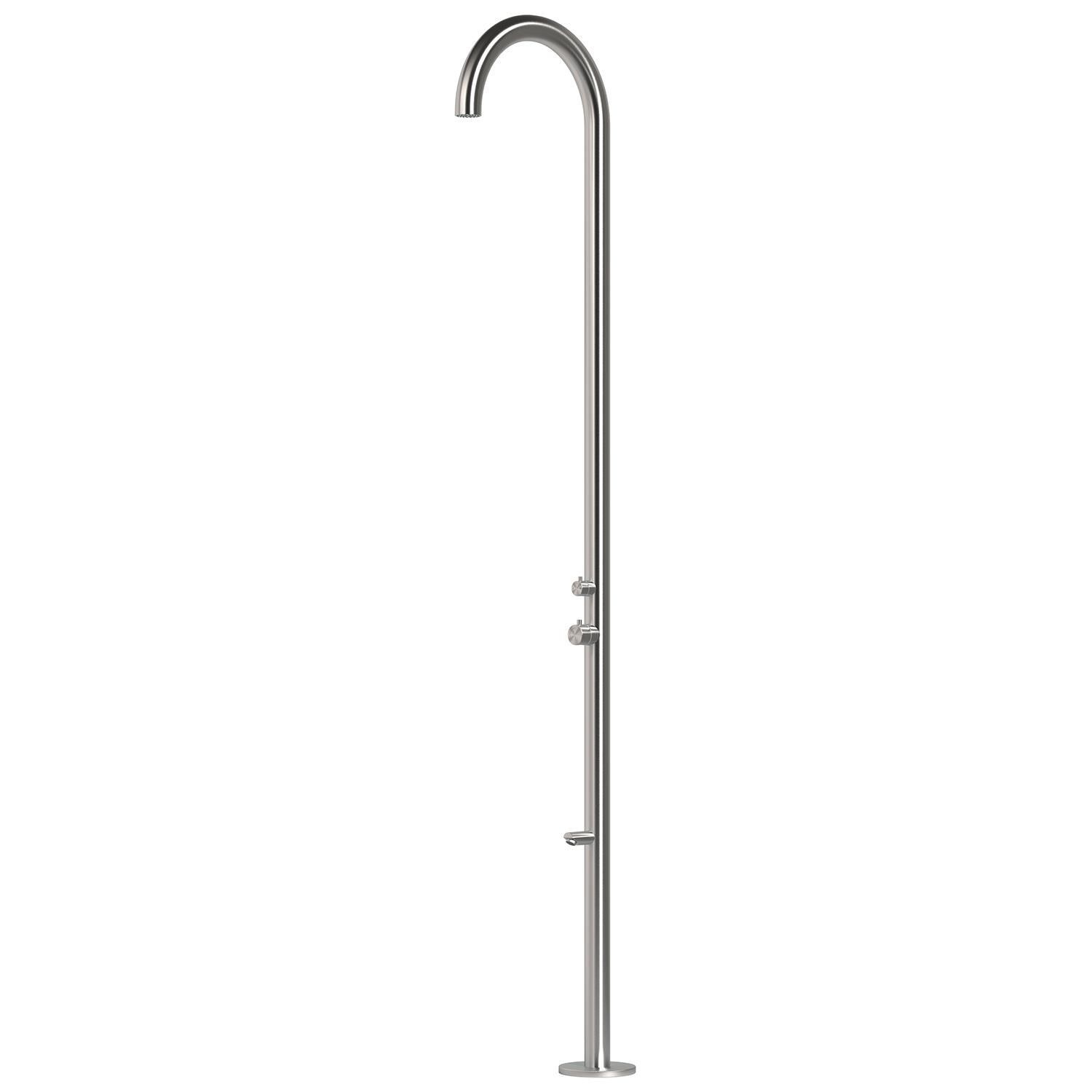 Ducha de exterior Sined Olbia Inox 316L Agua Caliente y Fría - Imagen 2