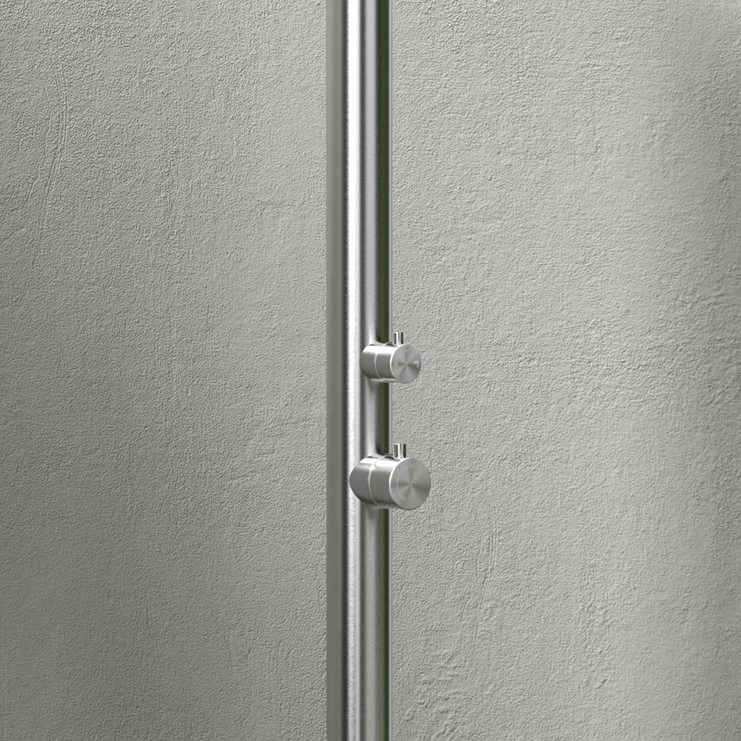 Ducha De Exterior en Acero Inoxidable 316L Sined Doccia Quartu Inox - Imagen 3
