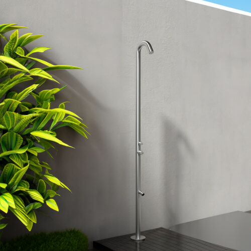Ducha De Exterior en Acero Inoxidable 316L Sined Doccia Quartu Inox