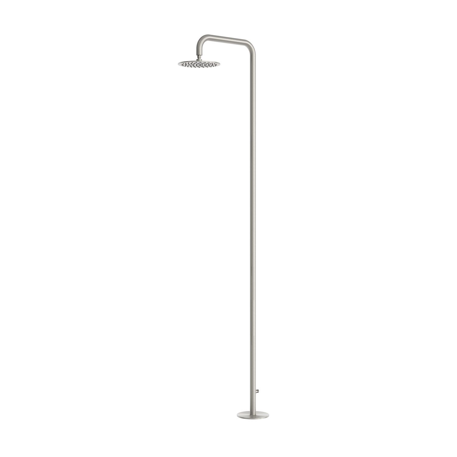Ducha exterior inox satinado acero inoxidable AISI 316L agua fría 1-2 - Imagen 2