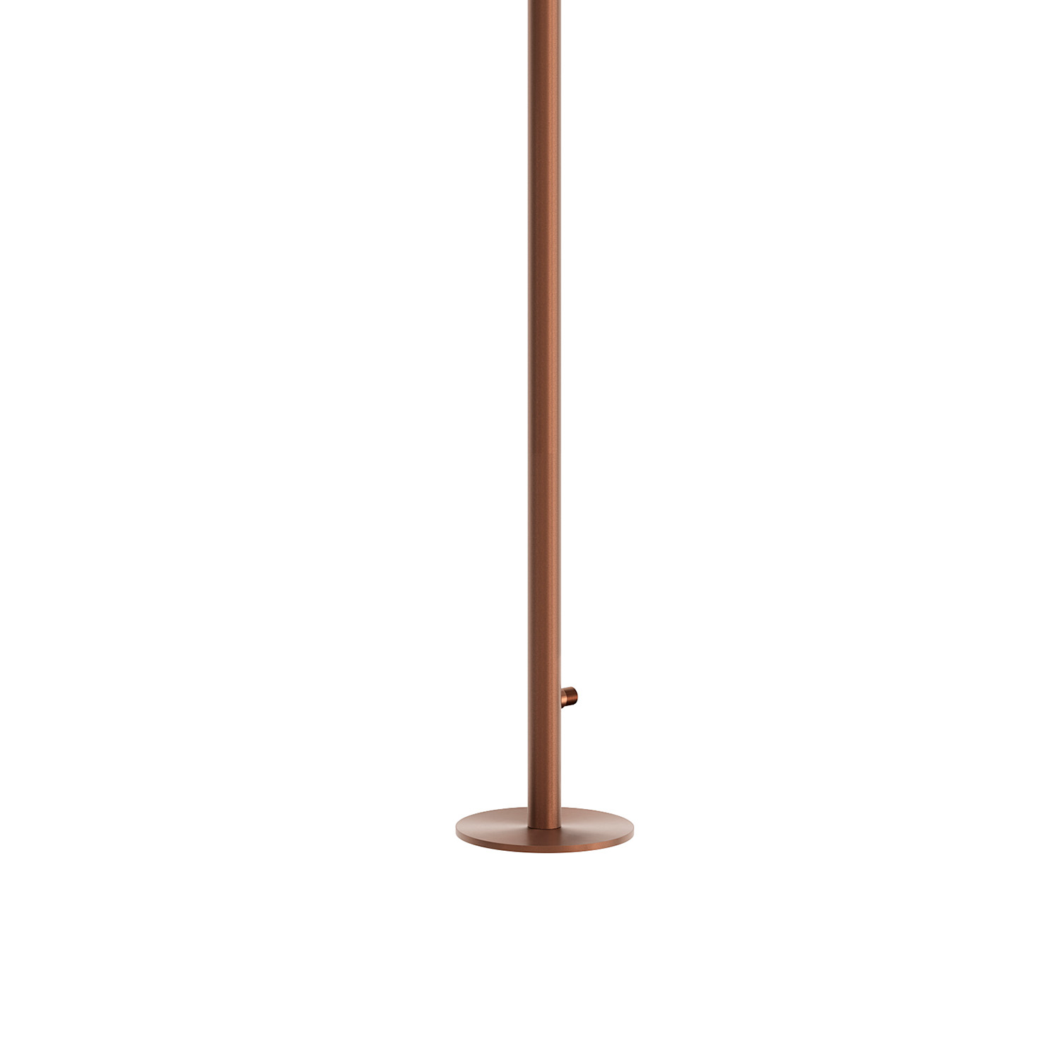Ducha exterior oro rosa acero inox AISI 316L agua fría 1-2 Ø25 cm - Imagen 3