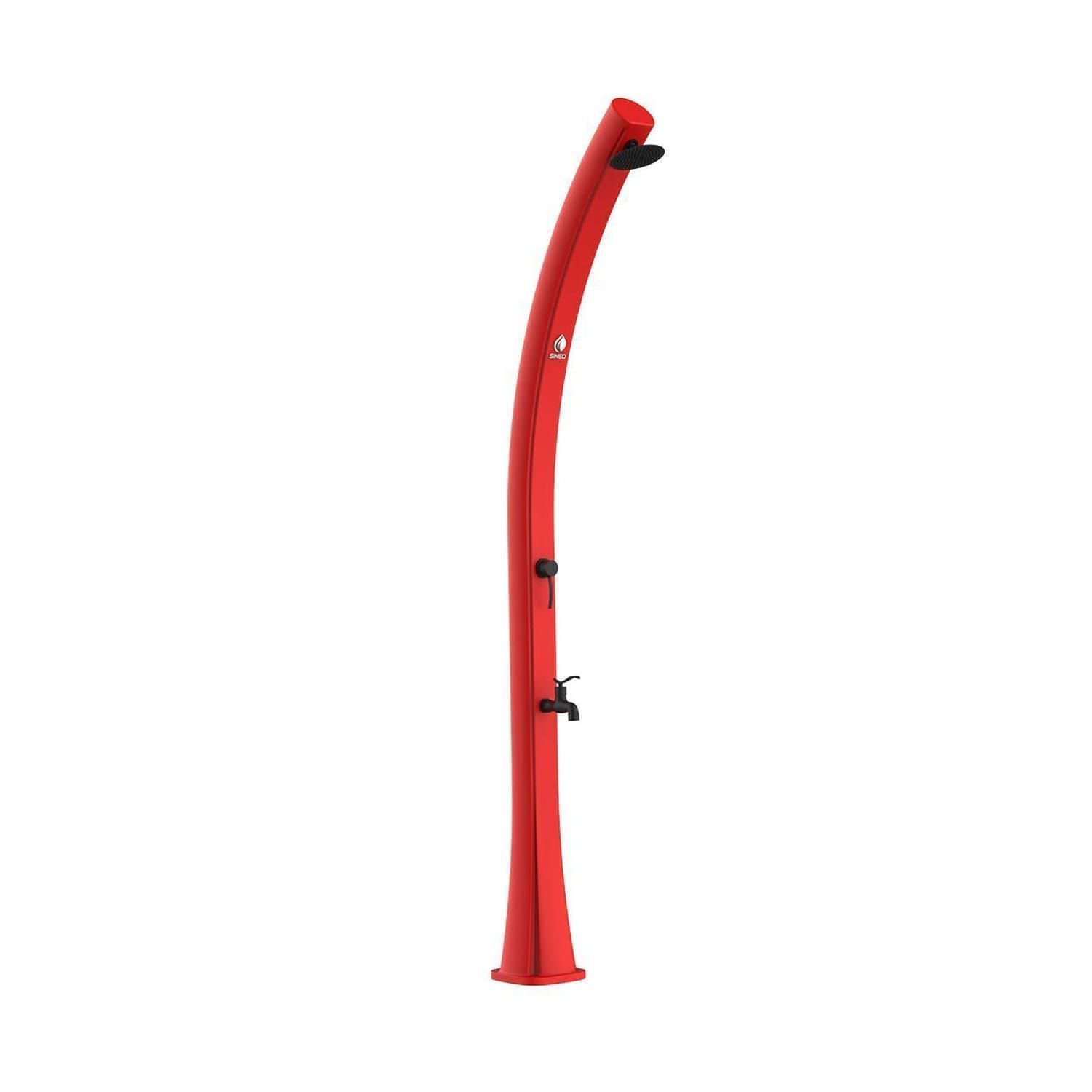 Sined ducha solar 25L 226cm PEHD antical latón lavapies funda - Imagen 2