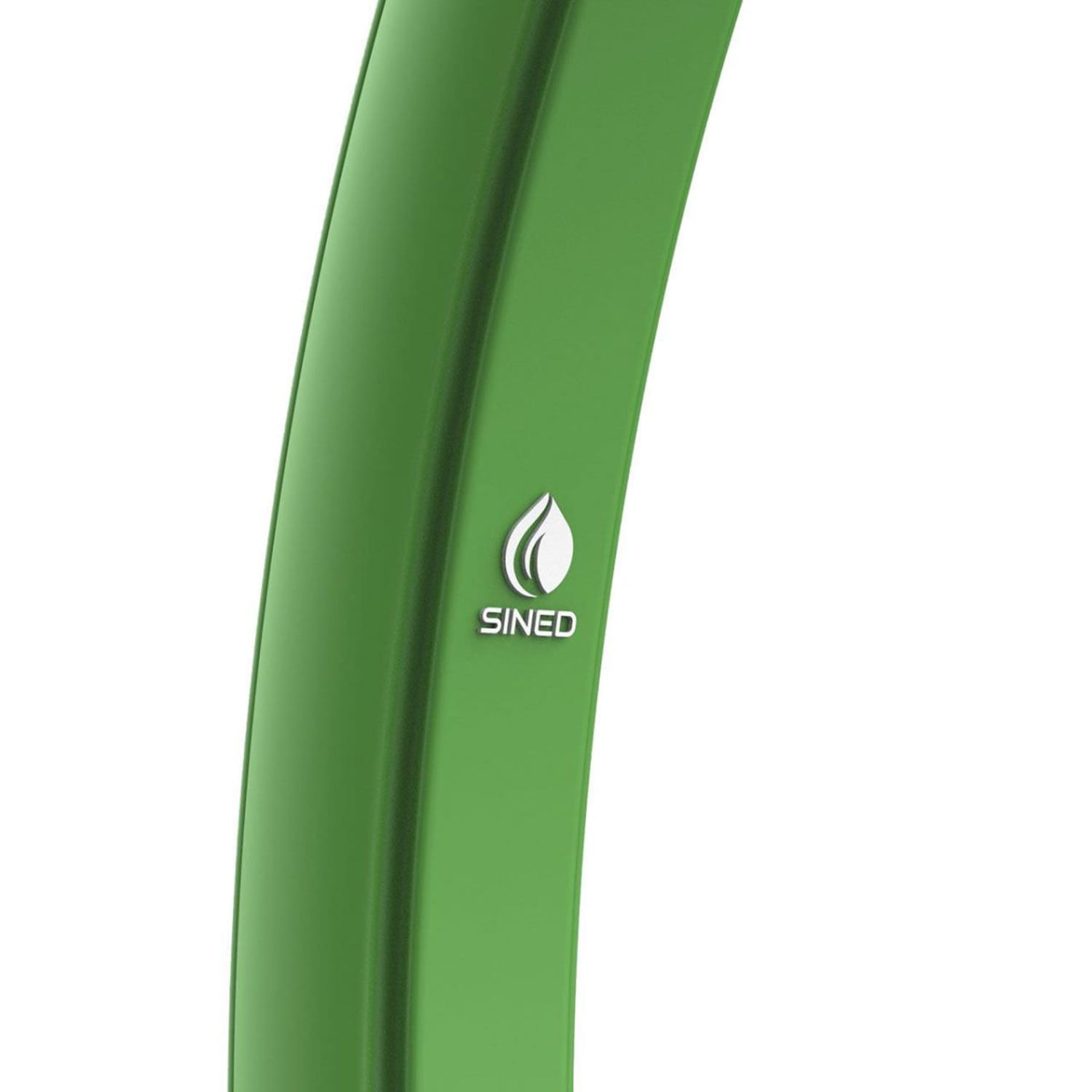 Ducha solar verde de polietileno HD 40 L cabezal Ø20 cm y grifo lavapies - Imagen 3