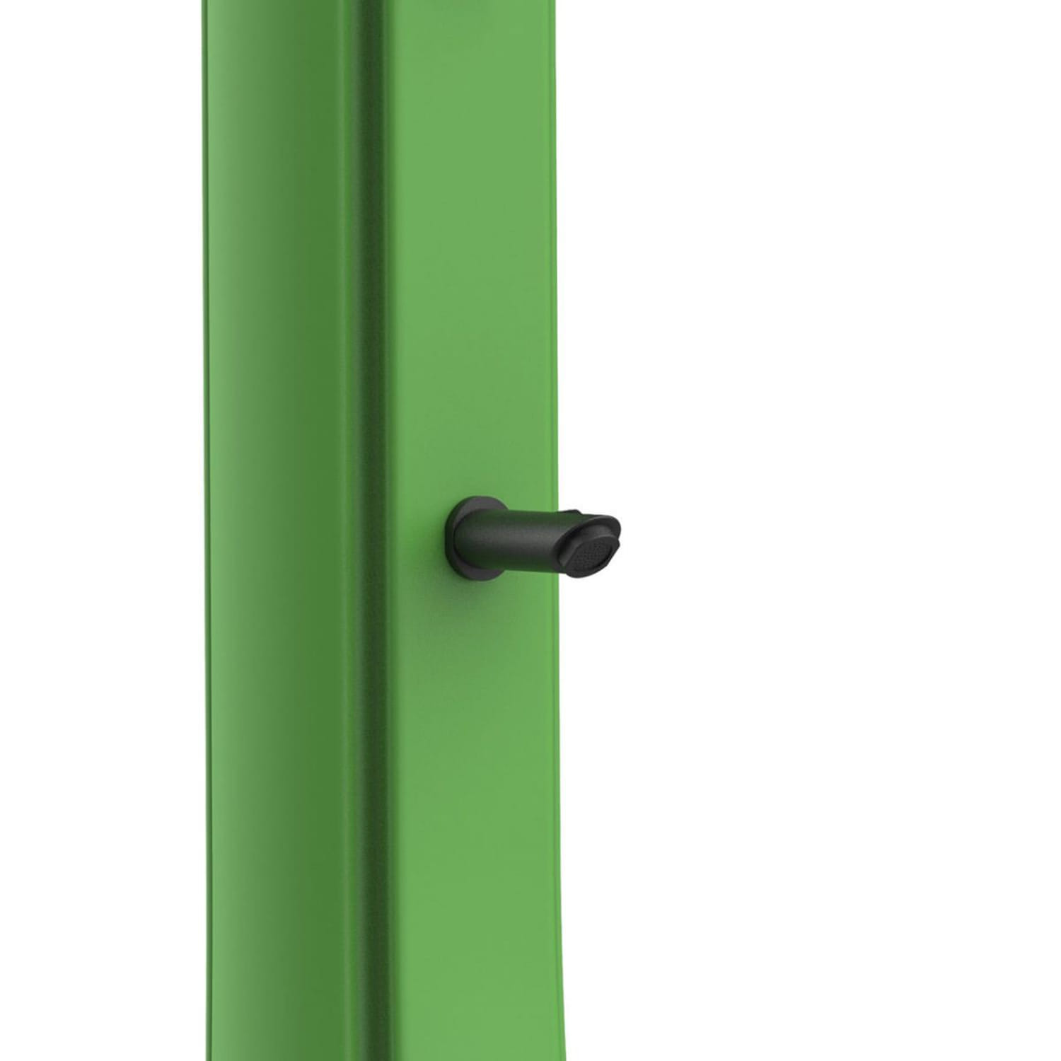 Ducha solar verde de polietileno HD 40 L cabezal Ø20 cm y grifo lavapies - Imagen 5