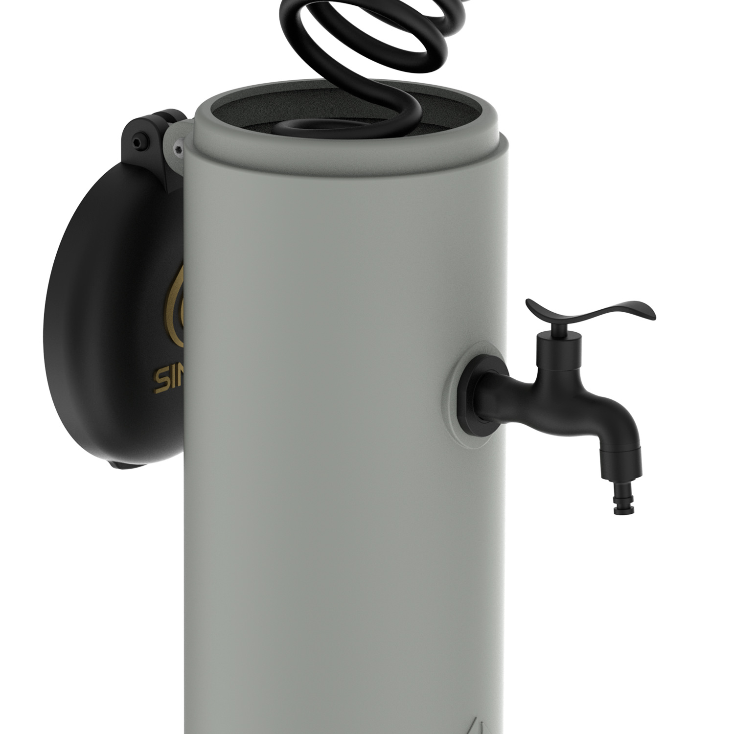 Fuente Con Cubo y Pistola Sined Triton Pro Tortora Manguera Larga 75m - Imagen 4