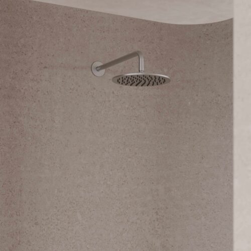 Kit de ducha 30cm acero inox 316L acabado satinato interior y exterior