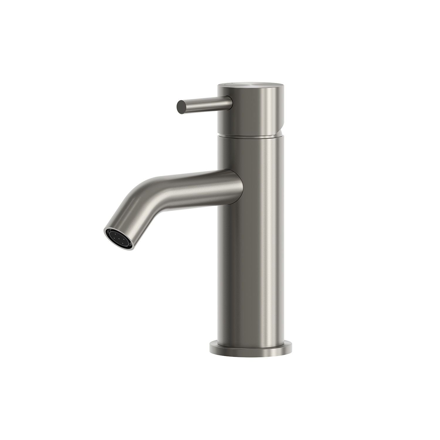 Grifo para lavabo acero inoxidable 316L color canna di fucile de alta durabilidad - Imagen 2