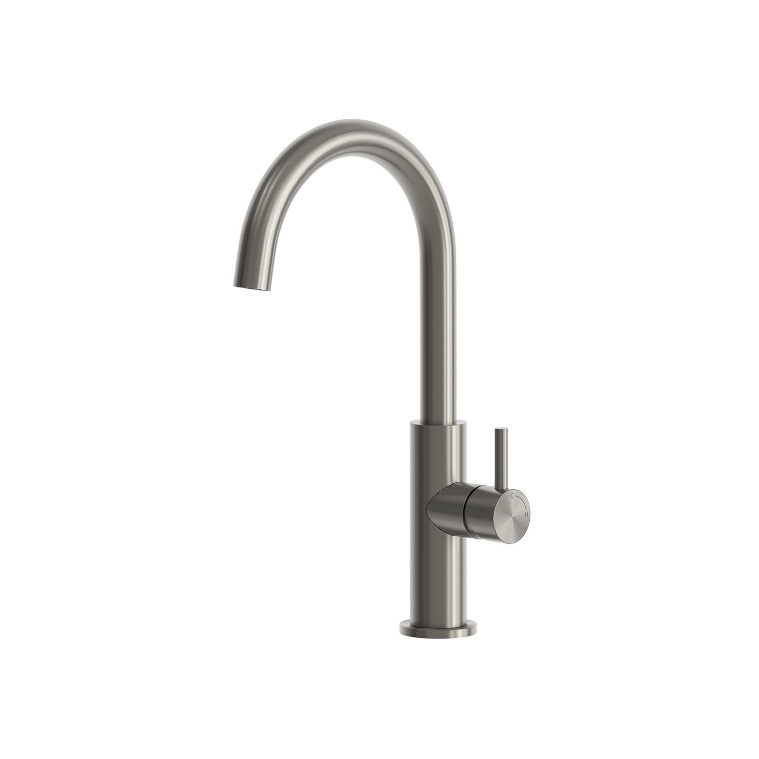Grifo de cocina alto color canón en acero inoxidable 316L resistente y duradero - Imagen 2