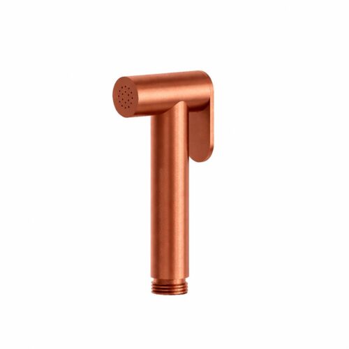 Doccetta bidet en acero 316L color oro rosa resistente con chorro pulsante y conexión universal