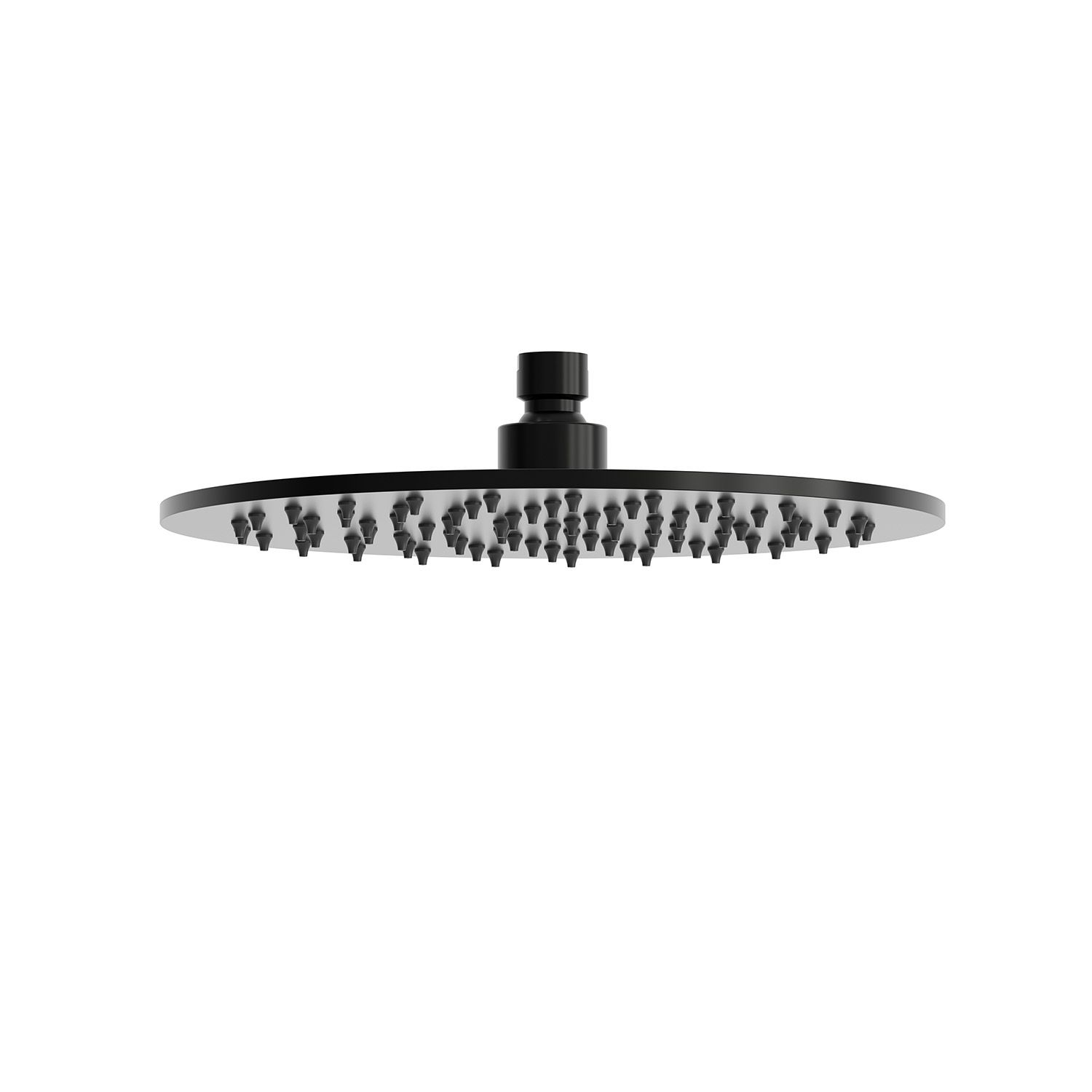 Rociador de ducha negro de acero inoxidable 316L Ø25 cm - Imagen 2