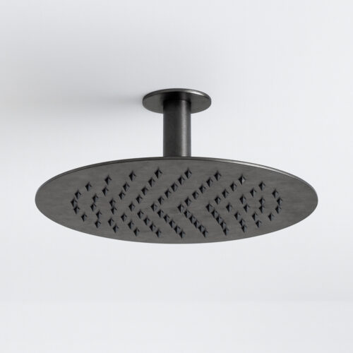 Soffione de ducha acero 316L inox satinato 30 cm diámetro acabado moderno duradero
