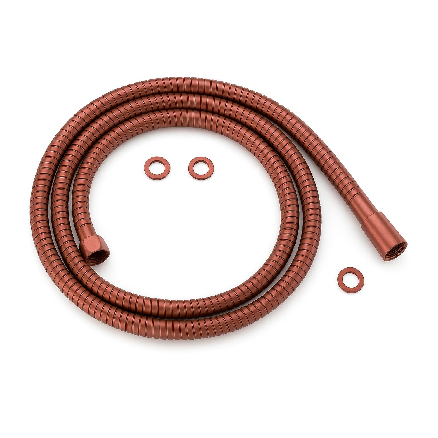 Tubo flexible para ducha oro rosa acero inoxidable 316L - Imagen 2
