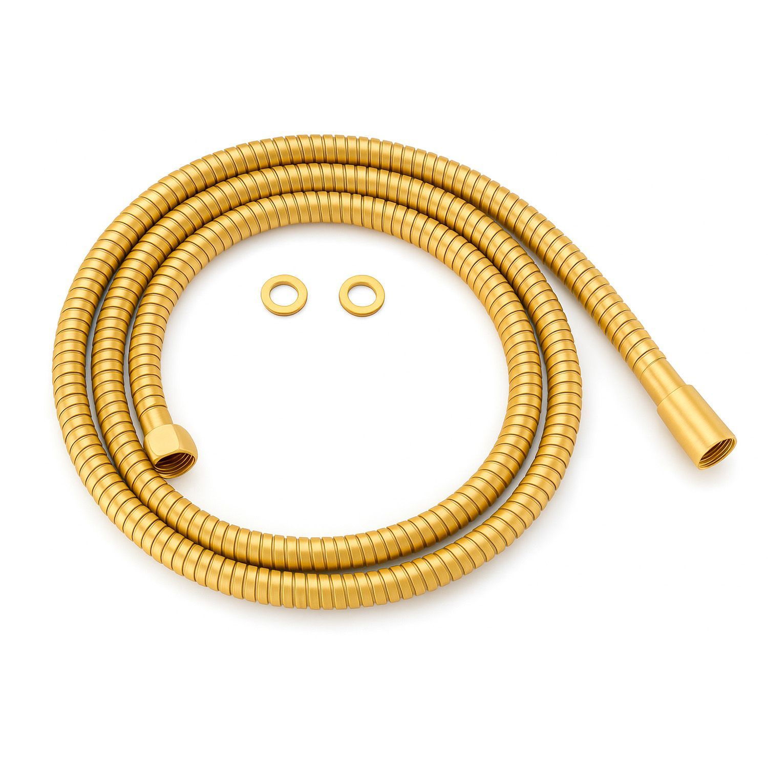 Tubo flexible para ducha oro acero inox 316L resistente a corrosión - Imagen 2