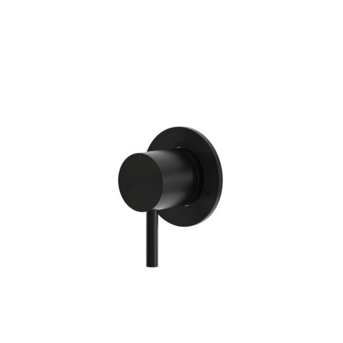 Válvula de ducha on-off negro en acero inoxidable 316L